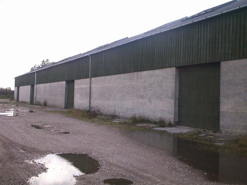 Front of the airplane hangar, 2007